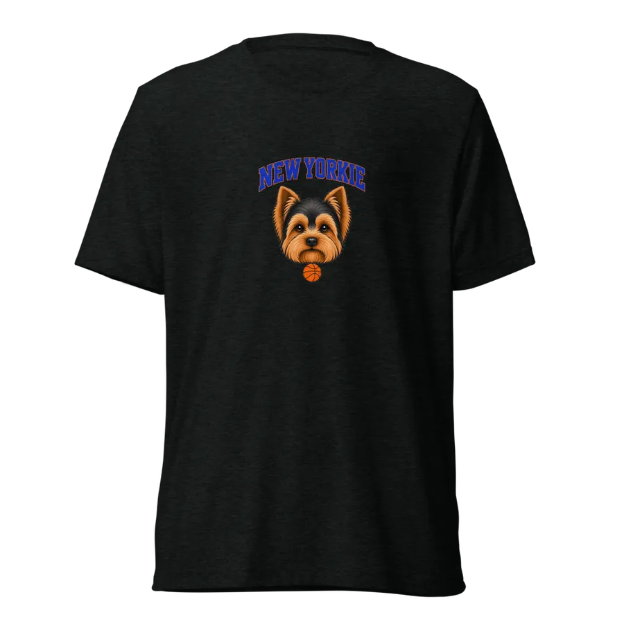 The New Yorkie Tee in Black