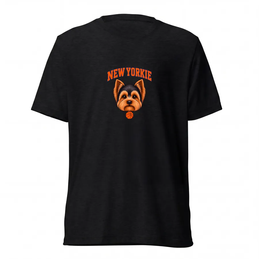 The New Yorkie Tee in Black