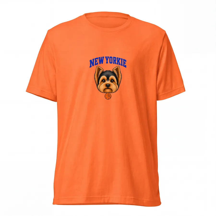 The New Yorkie Tee in Orange