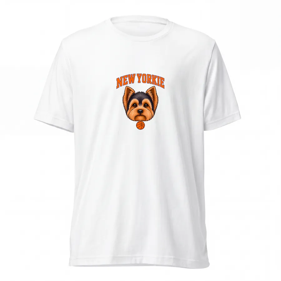 The New Yorkie Tee in White