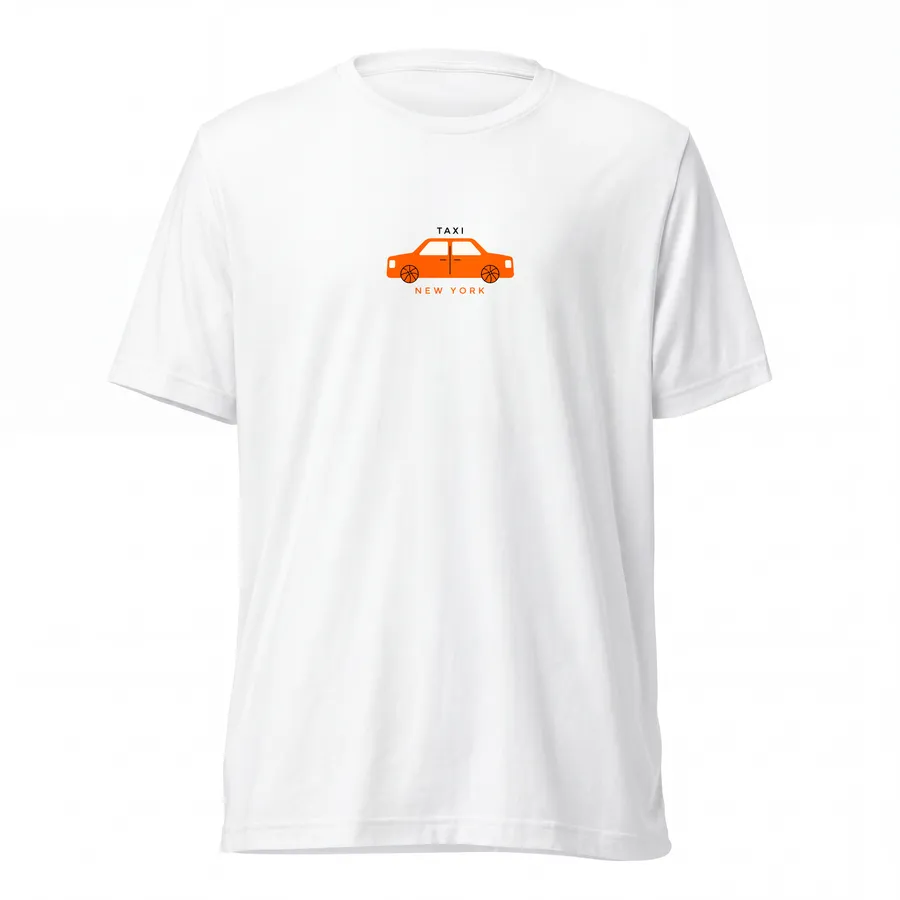 The Taxi Tee in White