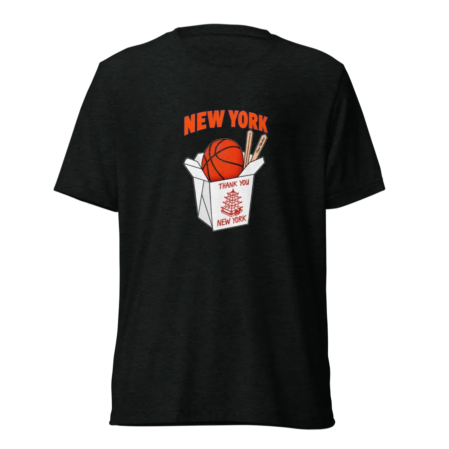Thank You New York Tee in Black