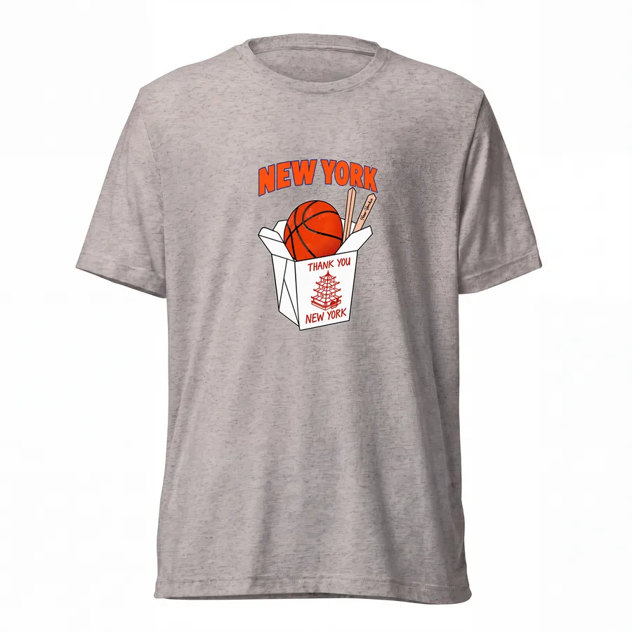 Thank You New York Tee in Grey