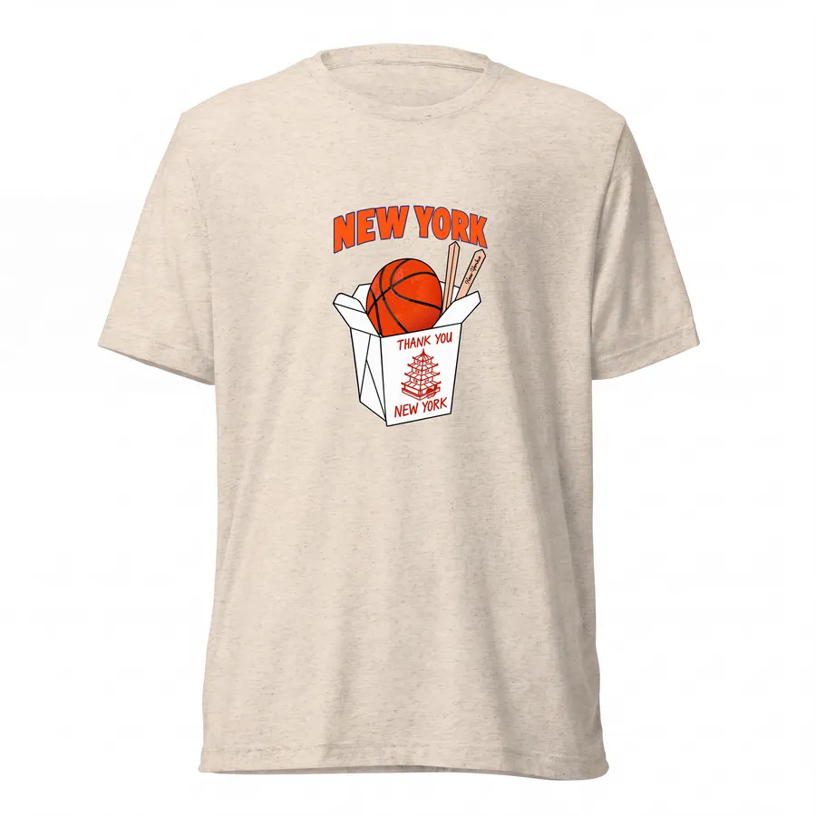 Thank You New York Tee in Oatmeal