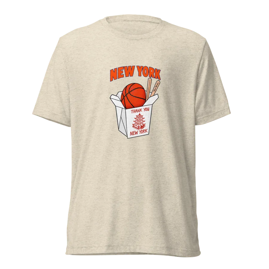 Thank You New York Tee in Oatmeal